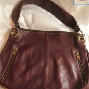 Soft Leather Magenta Co Lab Leather Purse Handbag